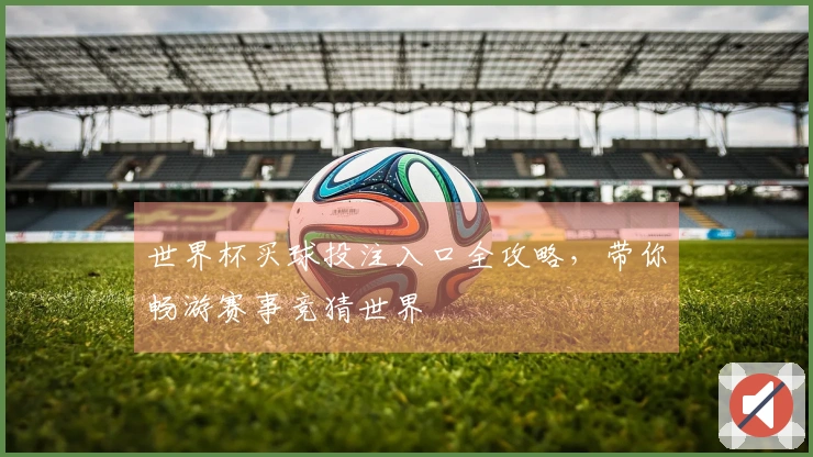 世界杯买球投注入口全攻略，带你畅游赛事竞猜世界